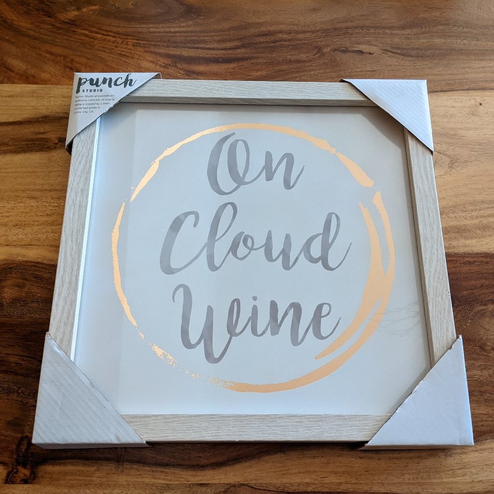 On Cloud Wine Framed Wall Art